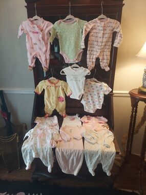 Mixed Colors Baby One-Piece Footies - Pack of Assorted Styles